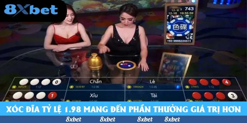 Cac cua cuoc va ty le an thuong trong xoc dia 8XBET